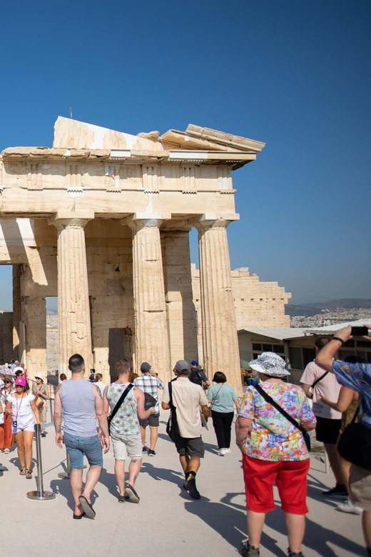 Athens: Hop-On-Hop-Off & Acropolis & Acropolis Mus.& 3 audio - Timed Acropolis Entry: Using the Self-Guided Audio Without Waiting