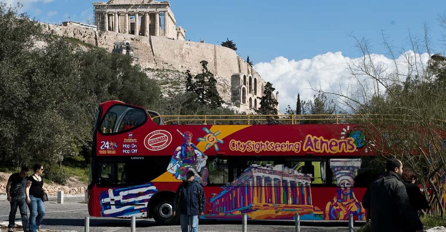 Athens: Hop-On Hop Off Bus with Acropolis ticket & 2 audios - Hop-on hop-off bus freedom, and how to make it work in 24 hours