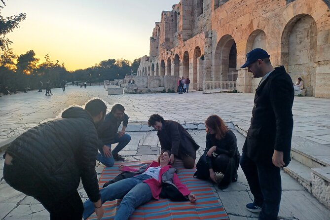 Athens: Horror Mythology Evening Experience - Myths Come to Life - Hadrian’s Library: the Roman capstone with mythic moral weight
