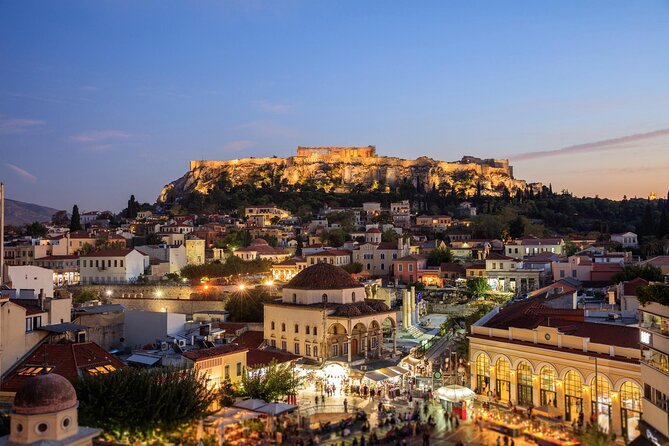 "Athens in a Glimpse with Cruise Port Pickup & Drop-Off" - Panathenaic Stadium and the long view toward Olympian Zeus