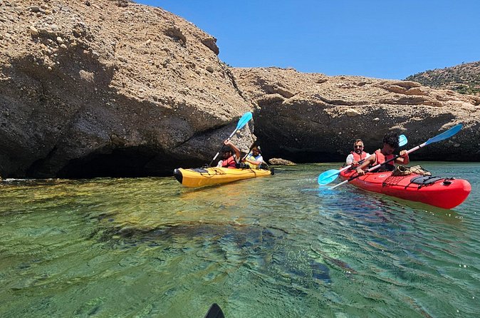 Athens: Kayak and Snorkeling at Caves and Hidden Beaches - Snorkeling breaks with masks and snorkels, all provided