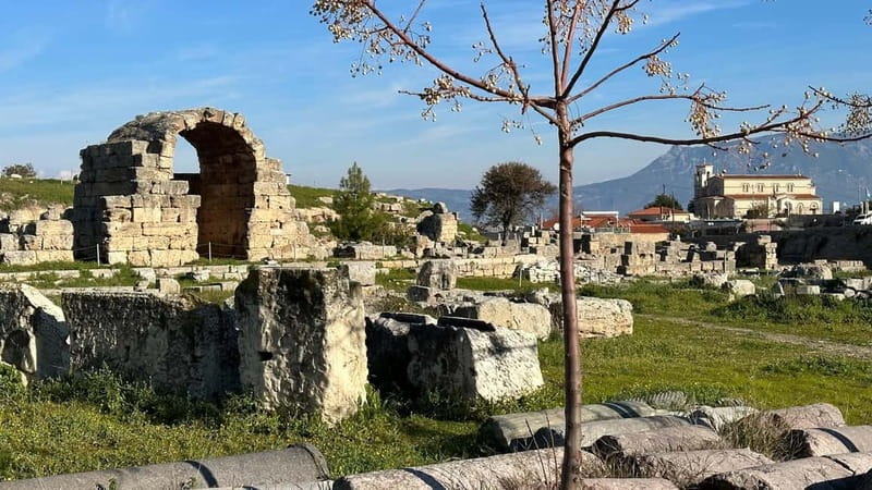 Athens: Letters To Corinthians Apostle Paul Biblical Tour - Ancient Corinth: museum, Apollo, springs, market space, and the Bema area