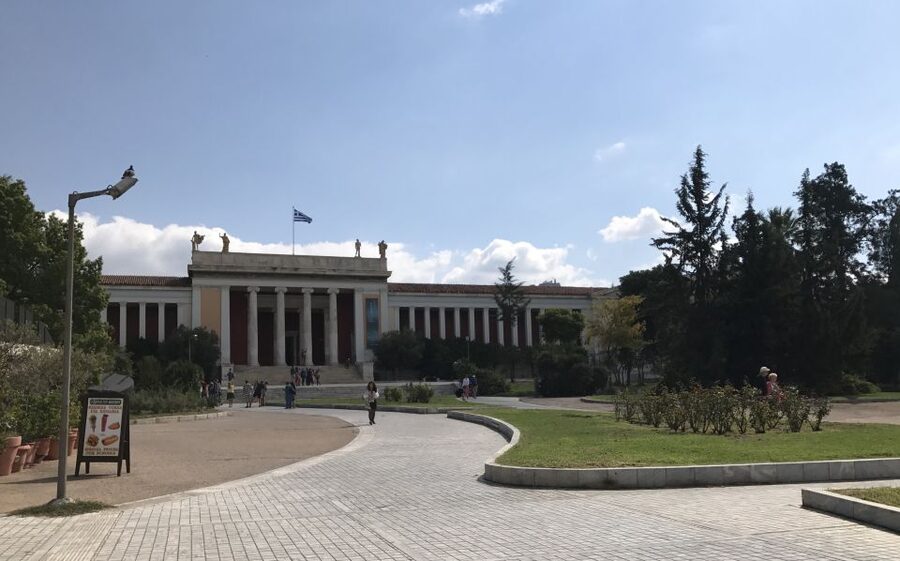 Athens: National Archaeological Museum Private Guided Tour - Getting oriented at the main entrance with Christos Theodoropoulos