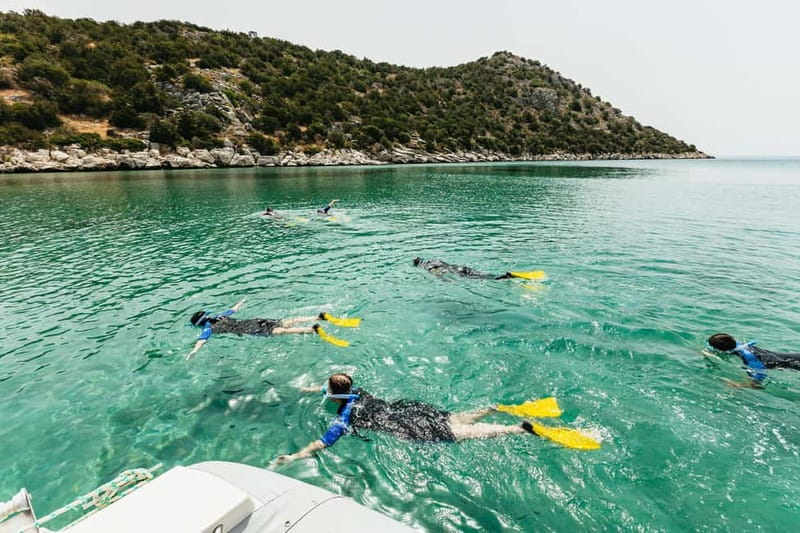 Athens, Nea Makri: Guided Small Group Snorkeling Boat Trip - Key highlights at a glance