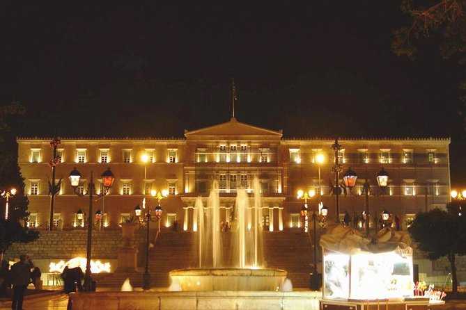 Athens Night Sightseeing Tour with Greek Dinner Show - Pickup, timing, and the small-group schedule