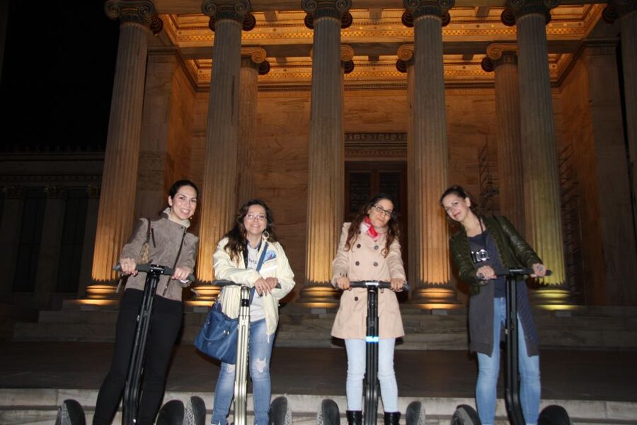 Athens Night Tour: 3 Hours by Segway - Odeon of Herodes Atticus at dusk, then the hill views