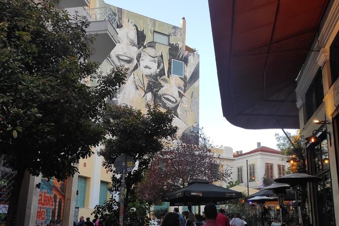 Athens Night Walk and Drinks - Stop 2: Monastiraki square, lights on and people moving