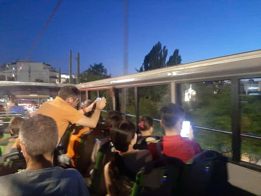 Athens panoramic tour by night with open double decker bus - Why an Athens night bus ride feels different