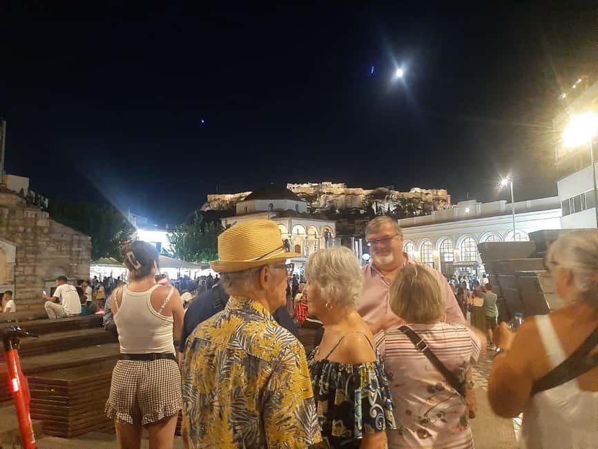 Athens panoramic tour by night with open double decker bus - Meeting point: the Greek Parliament stop A6-A9