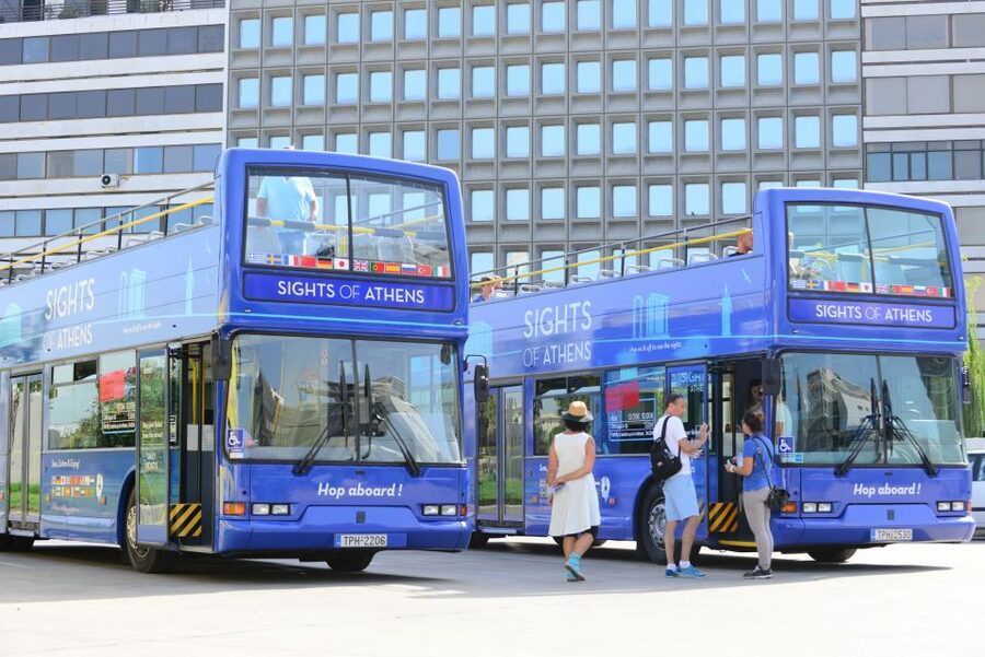 Athens, Piraeus, and Coastline: Blue Hop-On Hop-Off Bus - Key points before you ride