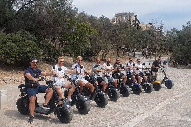 Athens: Premium Guided E-Scooter Tour in Acropolis Area - Meeting Point, Timing, and Getting Ready to Ride