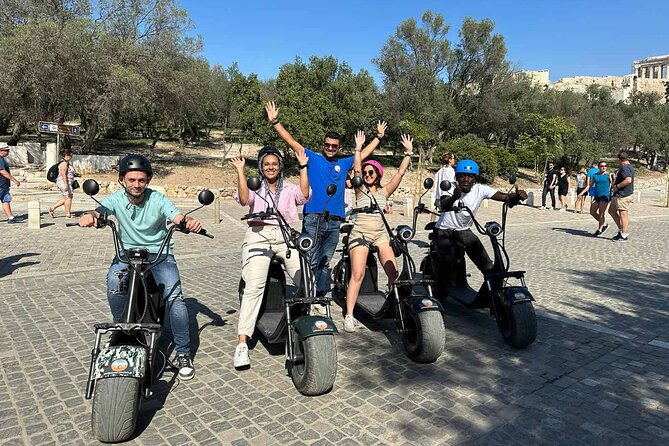 Athens: Premium Guided E-Scooter Tour in Acropolis Area - Dionysiou Areopagitou Street: A Pedestrian Stroll in the Acropolis Shadow