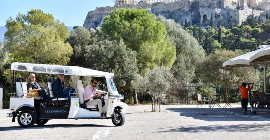 Athens: Private 3-Hour City Tour on Eco-Friendly Tuk Tuk - Acropolis time: the one stop you should plan for