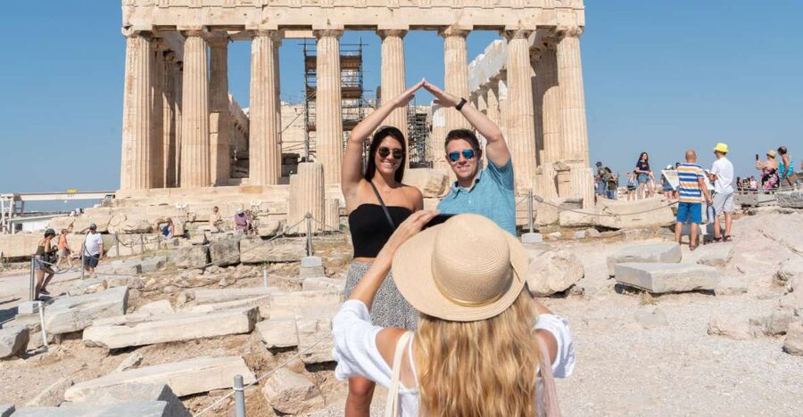 Athens: Private Acropolis Signature Tour - Parthenon area context without the cookie-cutter script