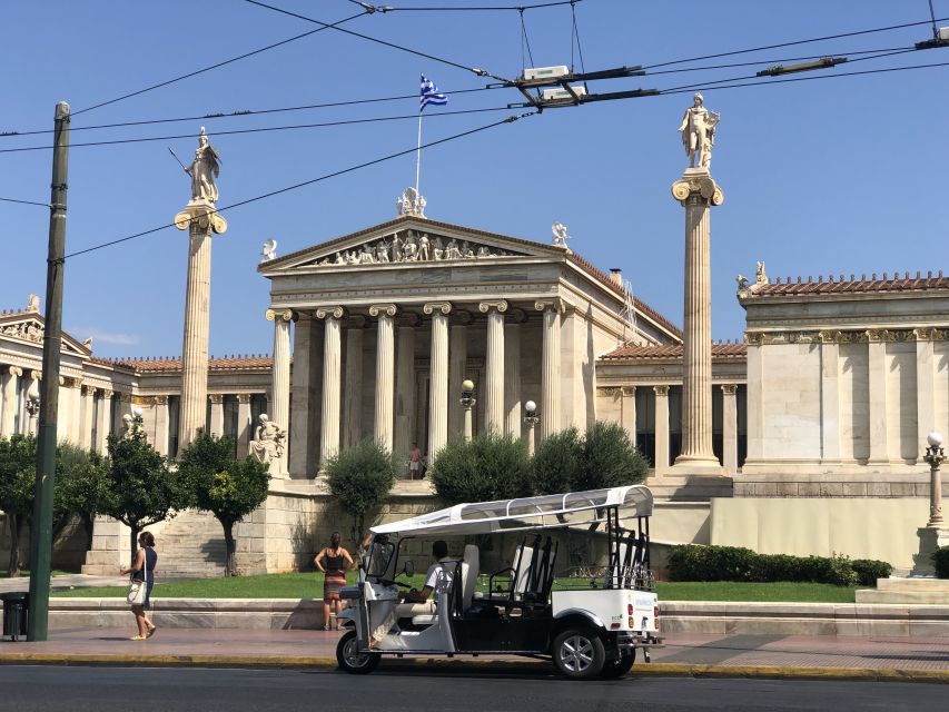 Athens: Private Evening Sightseeing Tour by Electric Tuk-Tuk - Plaka lanes and the Roman Agora side of Athens