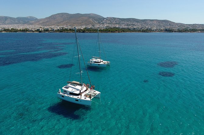 Athens Private Luxury Catamaran Cruise with Traditional Greek Meal and BBQ - Athens Riviera looks different when you are off the map
