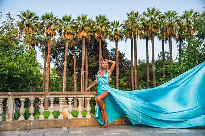 Athens Private Photoshoot - National Garden: softer scenery for portraits and family shots