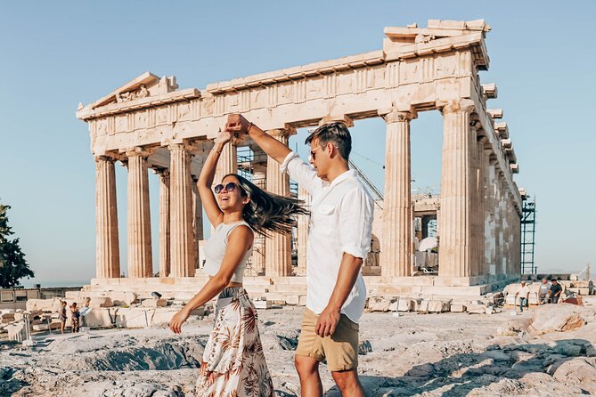 Athens Private Tour: Half-Day with English–Spanish Guide Driver - The museum stop under a glass-framed view of the Acropolis