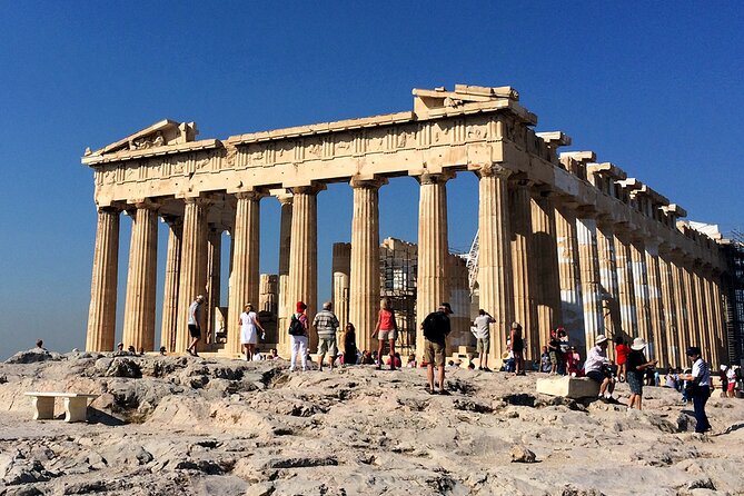 Athens Private Walking Tour: Acropolis monuments, Plaka and local food - Monastiraki: Flea Market Energy and Big-Name Ruins