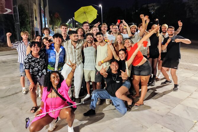 Athens Pub Crawl with 1hr Open Bar & VIP Nightclub Access - Getting There at 10:00pm: Thiseos Meet Point and Mobile Ticket