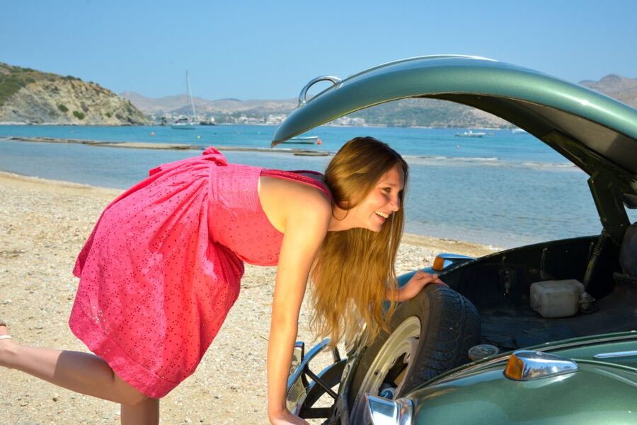 Athens: Riviera Photo Tour in a Vintage Volkswagen Beetle - Vouliagmeni bay: a short final set with big coastline energy