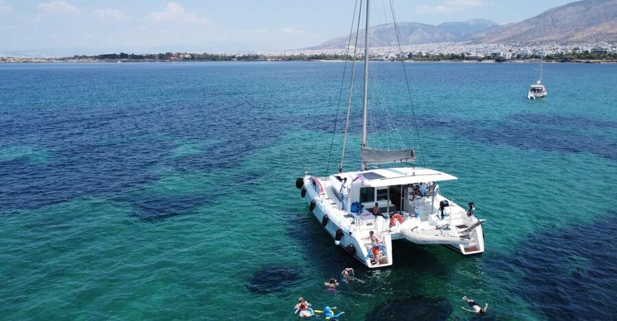 Athens Riviera Private Catamaran Cruise with Meal and Drinks - Pier 7 Check-In and Your First 5 Minutes on the Water