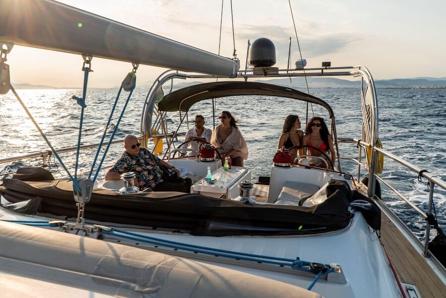 Athens Riviera: Private daily sailing cruise with lunch - Your 6-hour route, with two signature stops