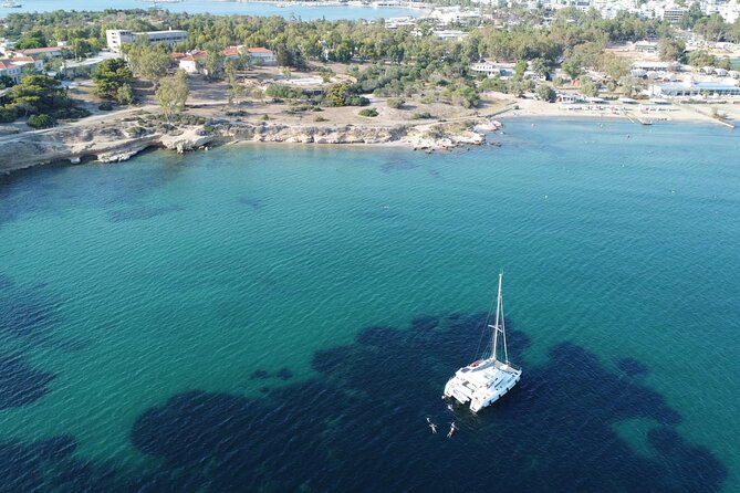 Athens Riviera Private Sail Catamaran with Meal and Wine - Snorkeling gear and SUP: using what is included