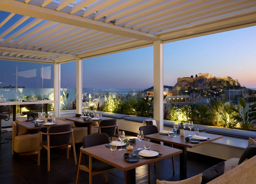 Athens: Rooftop Fine Dining at Whispers Restaurant - Whispers Rooftop Dinner in Athens, The View You Eat With