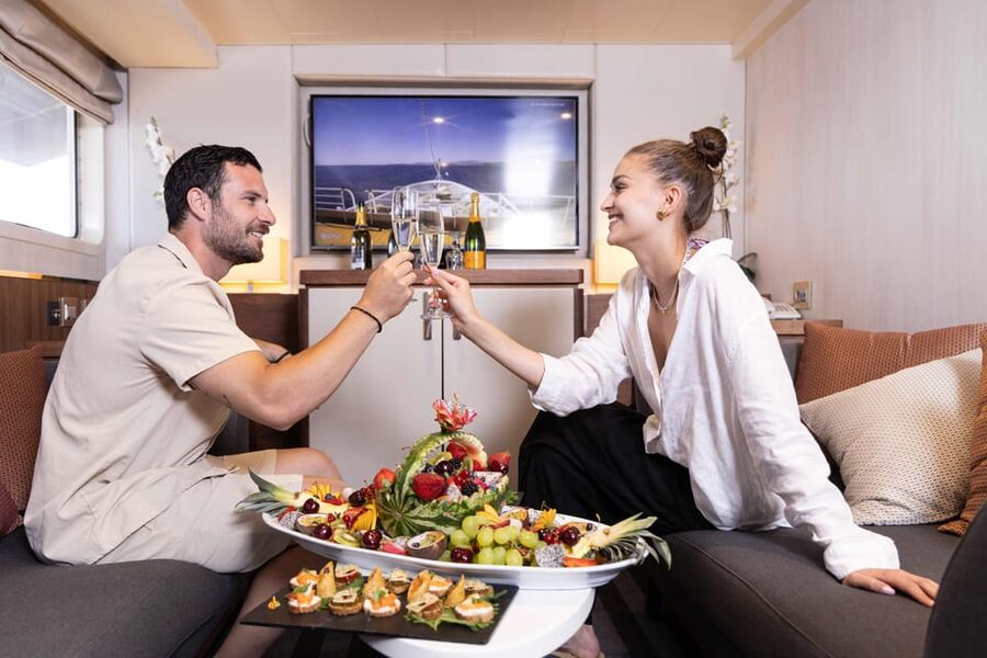 Athens: Saronic Islands Cruise with VIP Area Seating & Lunch - The VIP area setup: comfort first, expectations second