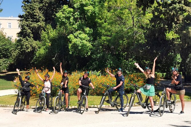Athens Scenic Electric Bike Tour with optional Acropolis visit - Panathenaic Stadium, Zappeion, and the finish near Hadrian and the Arch