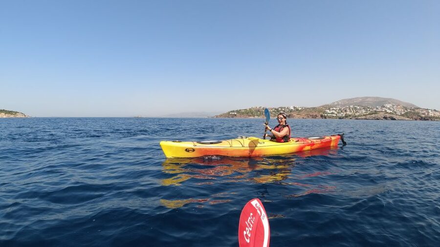 Athens: Sea Kayak Sunset Tour - The Secret Stop: Swimming and Snorkeling With Gear Included