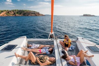 Athens Semi Private Sunset Catamaran Cruise with meal & drinks