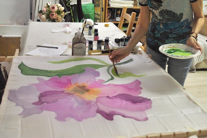 Athens: Small Group Silk Scarf Art Workshop with Greek Themes - Studio hospitality and the teaching style you want
