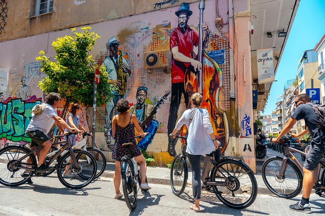 Athens Street Art Bike Tour - Stop-by-Stop: Psiri for Local Shops and Tavern Energy