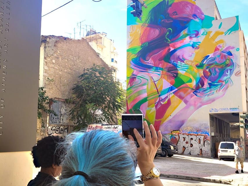 Athens: Street Art Treasure Hunt with Food Stop - The named artists moment: Sonke and Ino without getting too academic