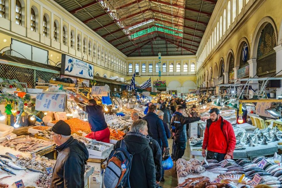 Athens: Street Food Tour Market & City Centre - Entering the food market: what you’re really learning at the stalls