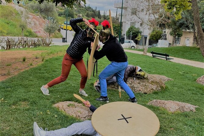 Athens: Unique & Interactive Greek Small Group Warrior Experience - Your 2 hours: phalanx lessons, mini lecture, and combat training