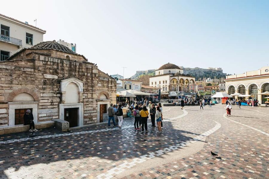 Athens: Women in Ancient Greece - Finding your start point at Monastiraki Square