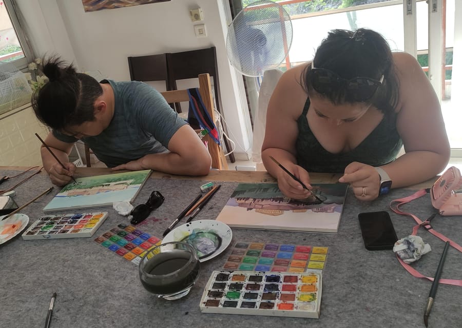 Athens: workshop for painting landscape with local artist - Key highlights worth your time