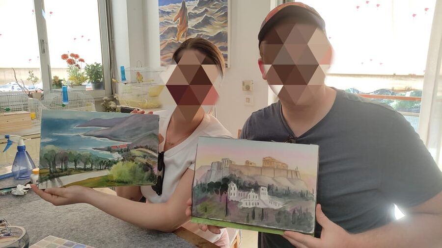 Athens: workshop for painting landscape with local artist - Should you book Ioanna Art Studio in Athens?