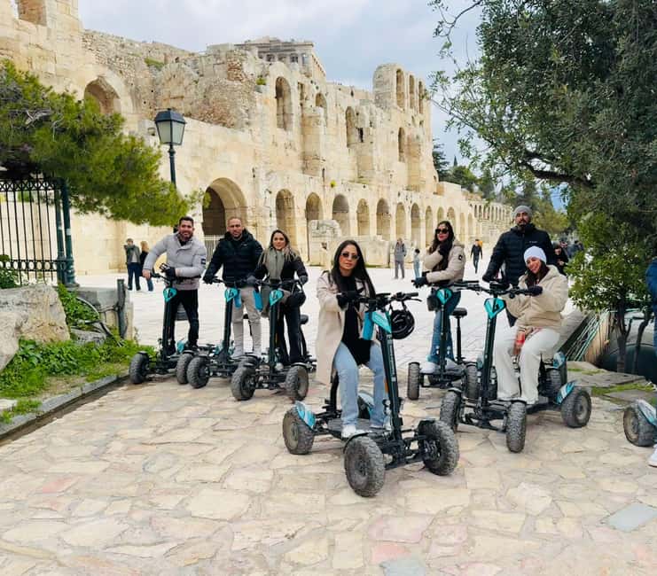Best of Athens Electric ATV Scooter Tour - The Acropolis viewpoint stretch: Museum passes, Theatre of Dionysus, and Areopagus views
