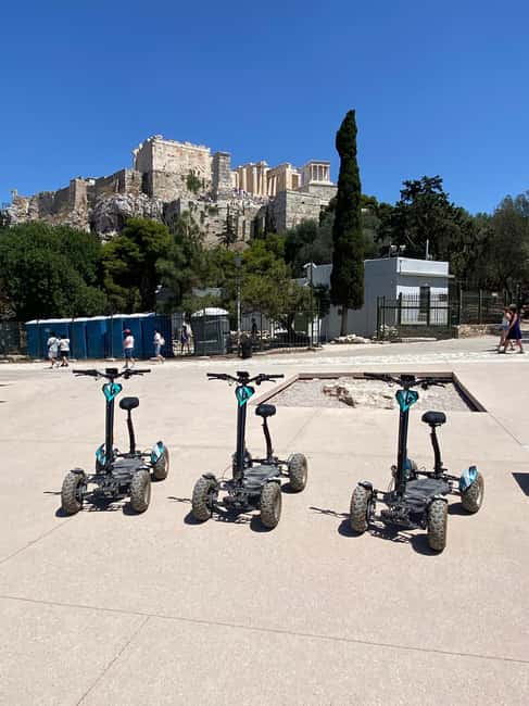 Best of Athens Electric ATV Scooter Tour - From Hadrian’s Library to the Olympic Zeus area, the tour keeps pace
