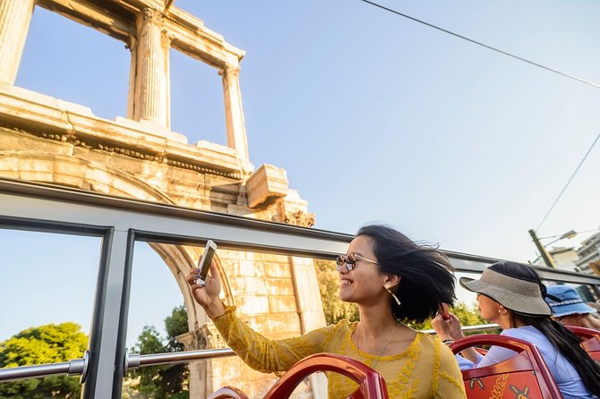 City Sightseeing Athens, Piraeus & Beach Riviera Hop-On Hop-Off Bus Tours - On-board audio, Wi-Fi, and the free beer perk