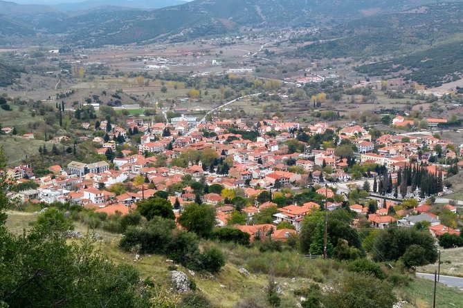 Corinth, Cave of Lakes, Odontotos Railway Private Tour with Greek Lunch Included - Kalavrita Lunch Town, Where The Day Breaks Into Nature