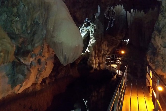 Corinth, Cave of Lakes, Odontotos Railway Private Tour with Greek Lunch Included - Mega Spilaio Monastery, The Cliff-Hugging Alternative