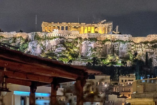 Delicious Greek Dinner Overlooking the Acropolis - Getting There: Miaouli 8 at 9 pm Can Be a Small Adventure