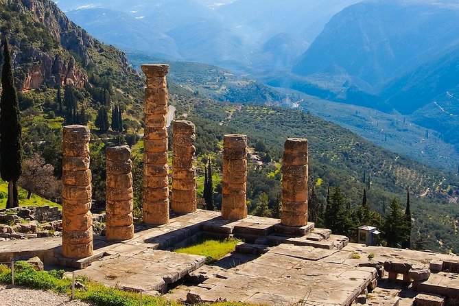 Delphi and Meteora Two Days Tour from Athens - Delphi Archaeological Site: the sacred way to the Temple of Apollo