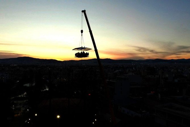 Dinner in the Sky Athens - Technopolis meet-up in Gazi, and how check-in usually feels