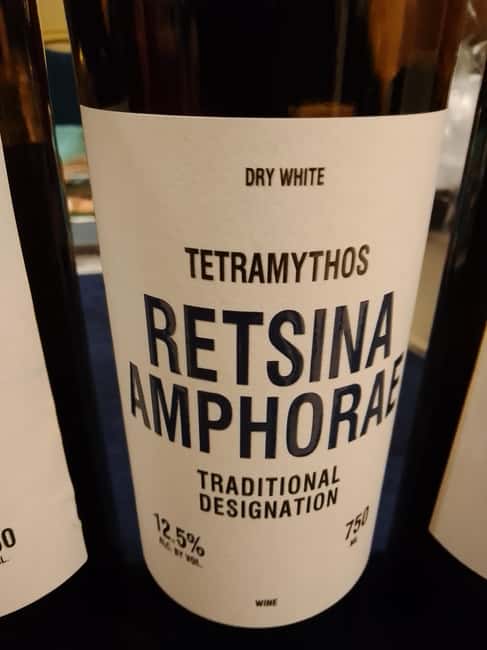 Four Premium Retsina Wines Tasting - Price and value for $34 in 45 minutes